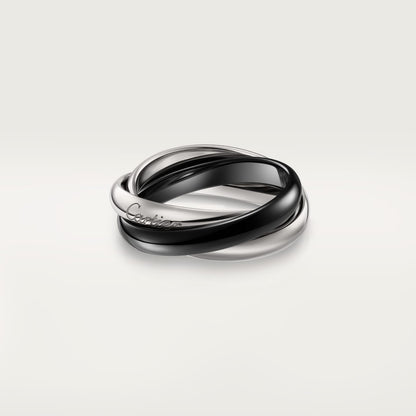 [AuraEcho]TRINITY 3.2MM RING BLACK CERAMIC