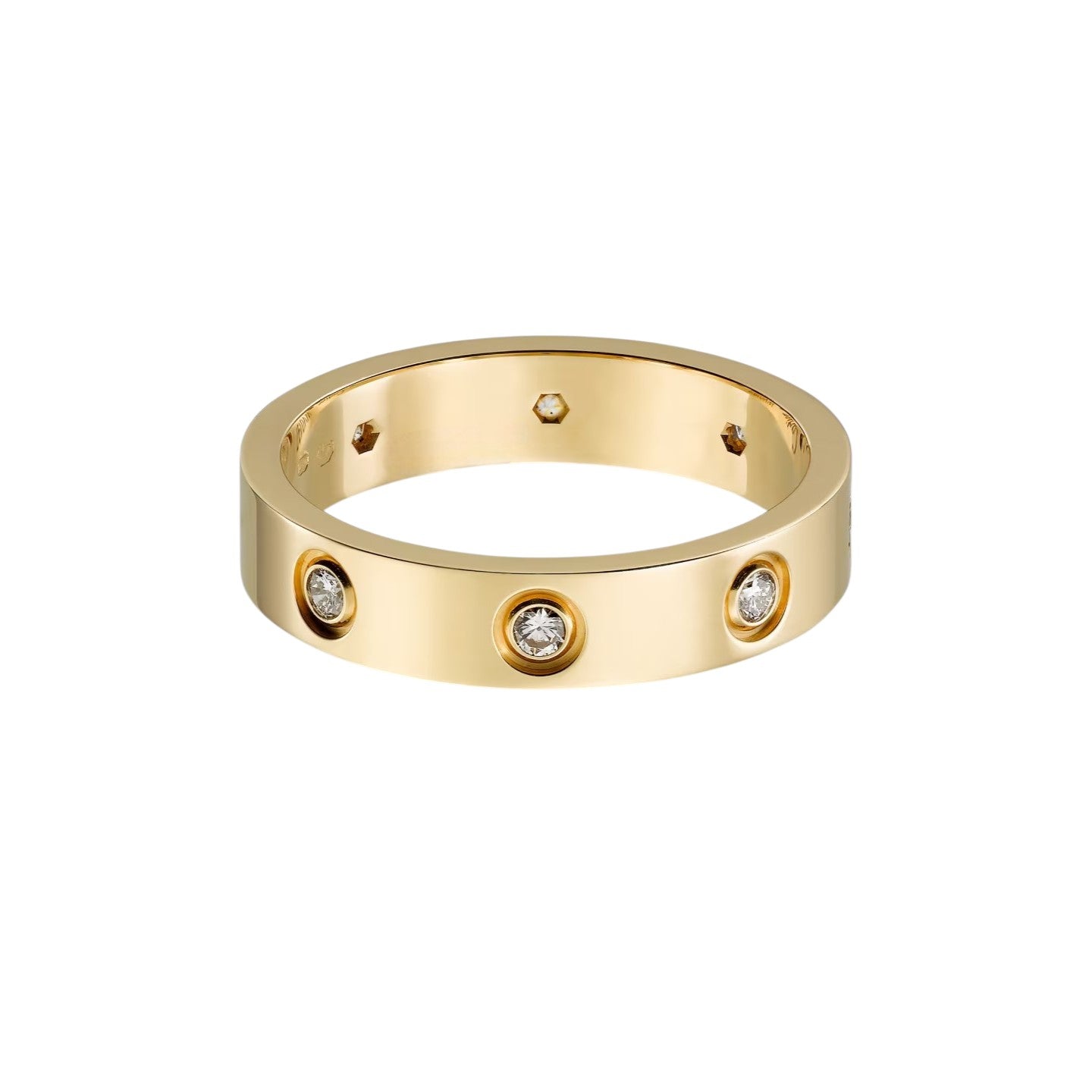 [AuraEcho]LOVE 4MM 8 DIAMOND RING