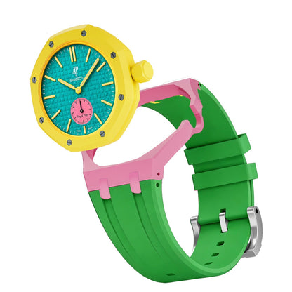 [AuraEcho]Royal Oak Pop Exclusive Bioceramic Case & Silicone Strap Mix Color