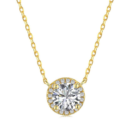[AuraEcho]Luxurious Round Cut Necklace