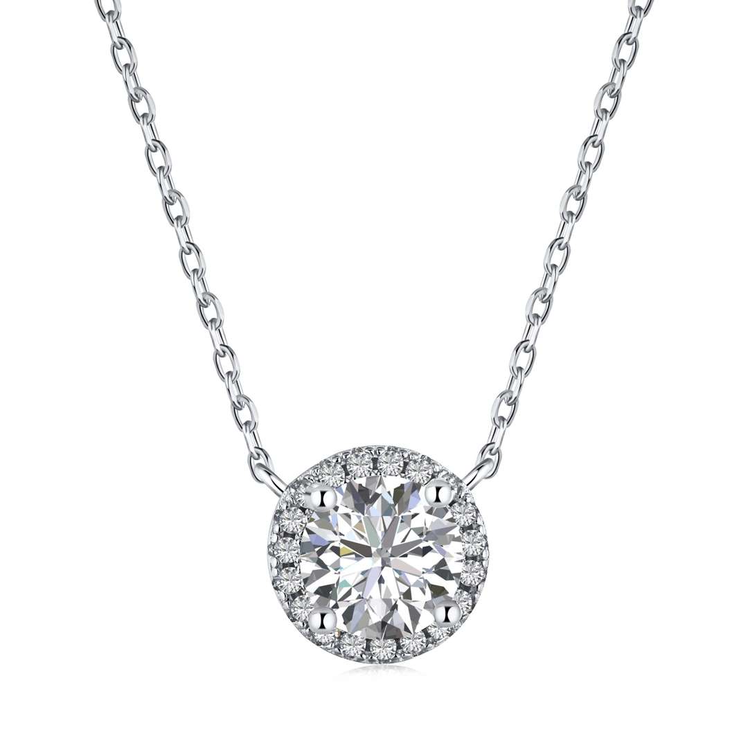 [AuraEcho]Luxurious Round Cut Necklace