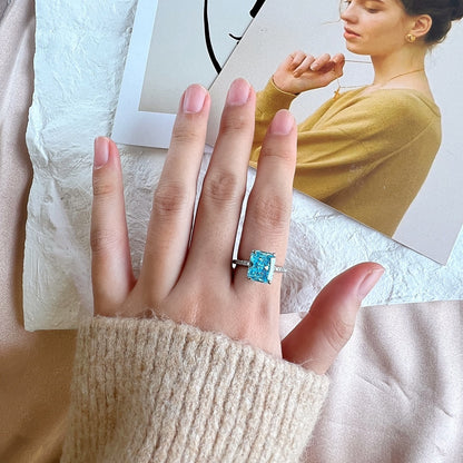 [AuraEcho]4.0 Carat Luxurious Engagement Ring