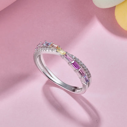[AuraEcho]Energetic Elegant Radiant Cut Party Ring