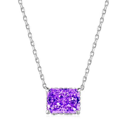 [AuraEcho]Luxurious Square Shape Colorful Necalack