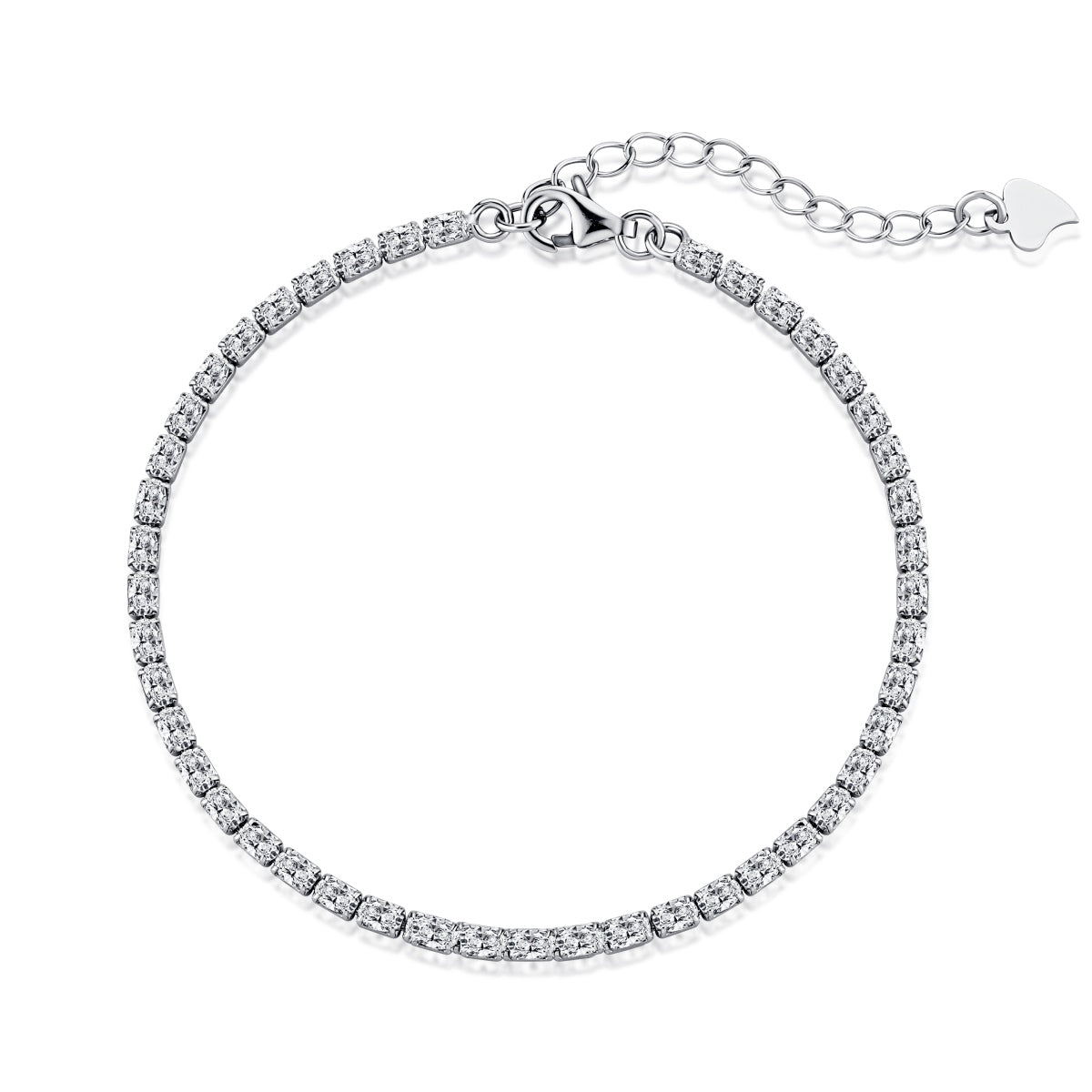 [AuraEcho]Elegant Emerald Cut Daily Bracelet