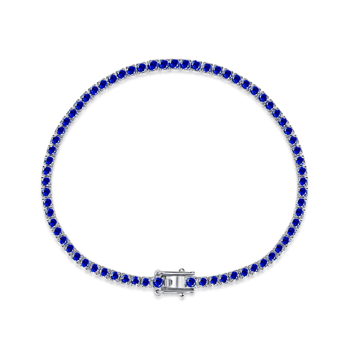[AuraEcho]Dazzling Colorful Round Cut Daily Bracelet