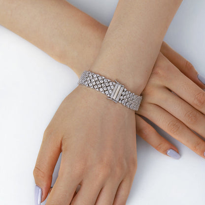 [AuraEcho]Ornate Elegant Round Cut Party Bracelet
