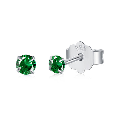 [AuraEcho]Delicate Solitaire Earrings