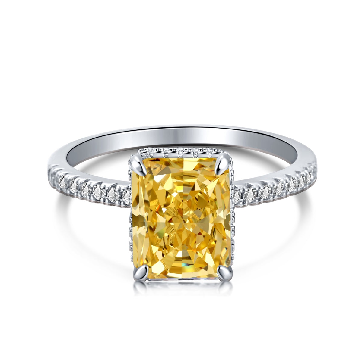 [AuraEcho]4.0 Carat Luxurious Engagement Ring