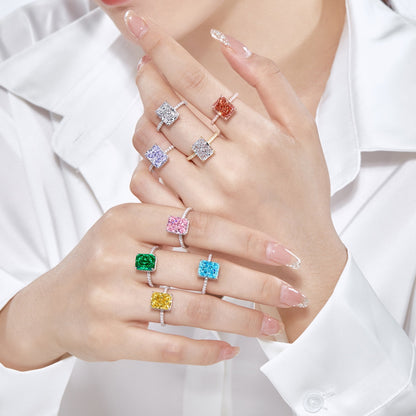 [AuraEcho]4.0 Carat Luxurious Engagement Ring