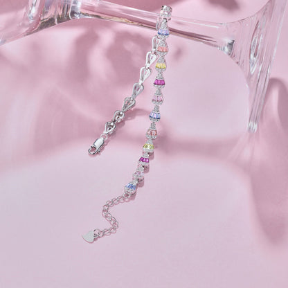 [AuraEcho]Radiant Water Drop Shape Daily Bracelet