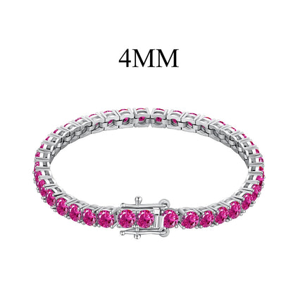[AuraEcho]Radiant Colorful Round Cut Party Bracelet