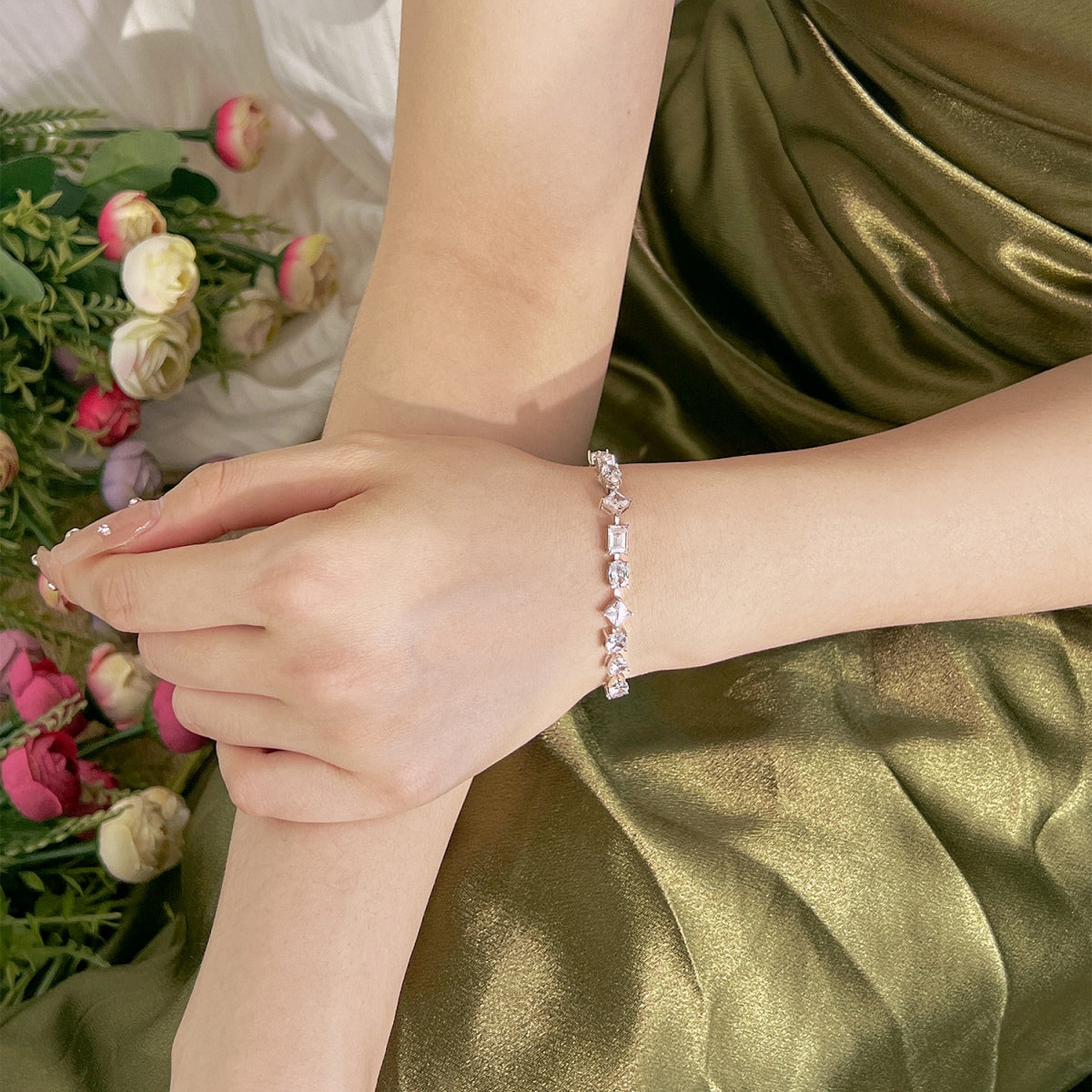 [AuraEcho]Unique Exquisite Multi Cut Daily Bracelet