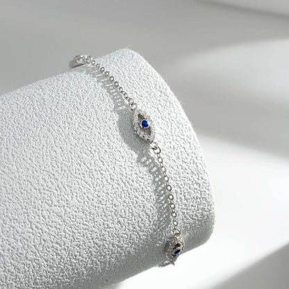 [AuraEcho]Evil Eye Shape Pendent Necklace