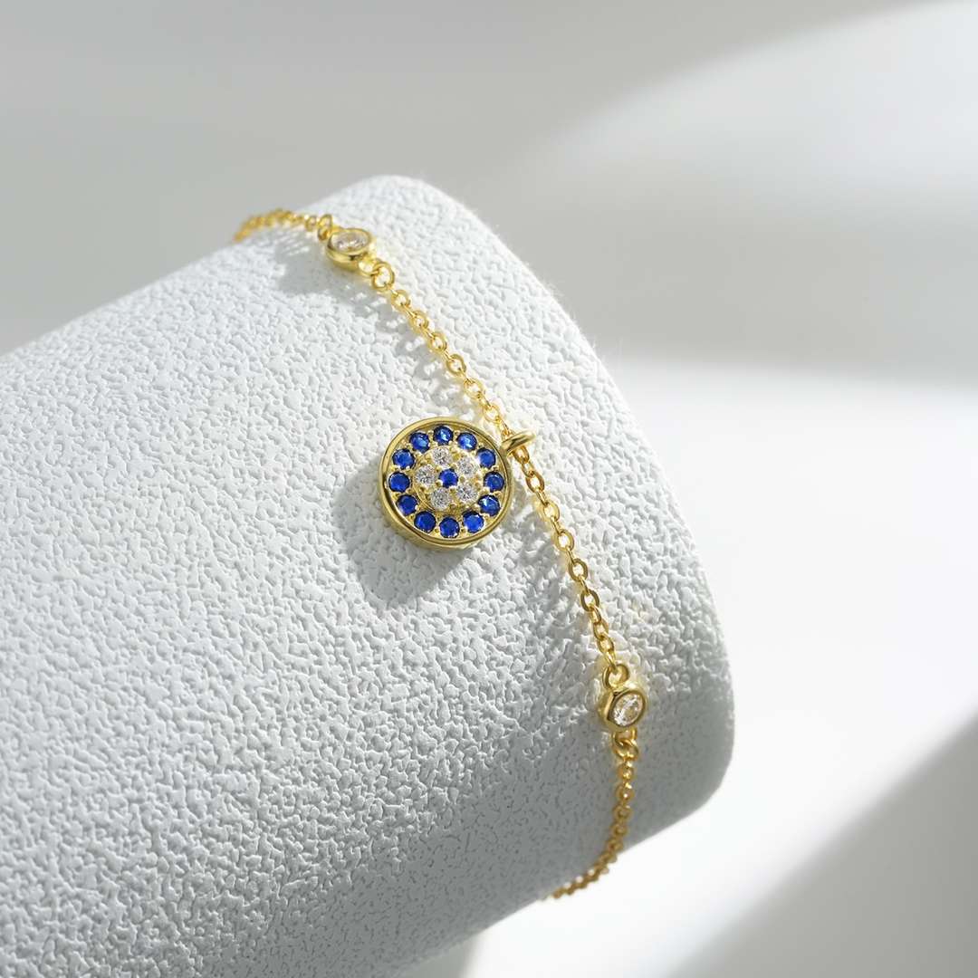 [AuraEcho]Devil's Eye Round Shape Bracelet