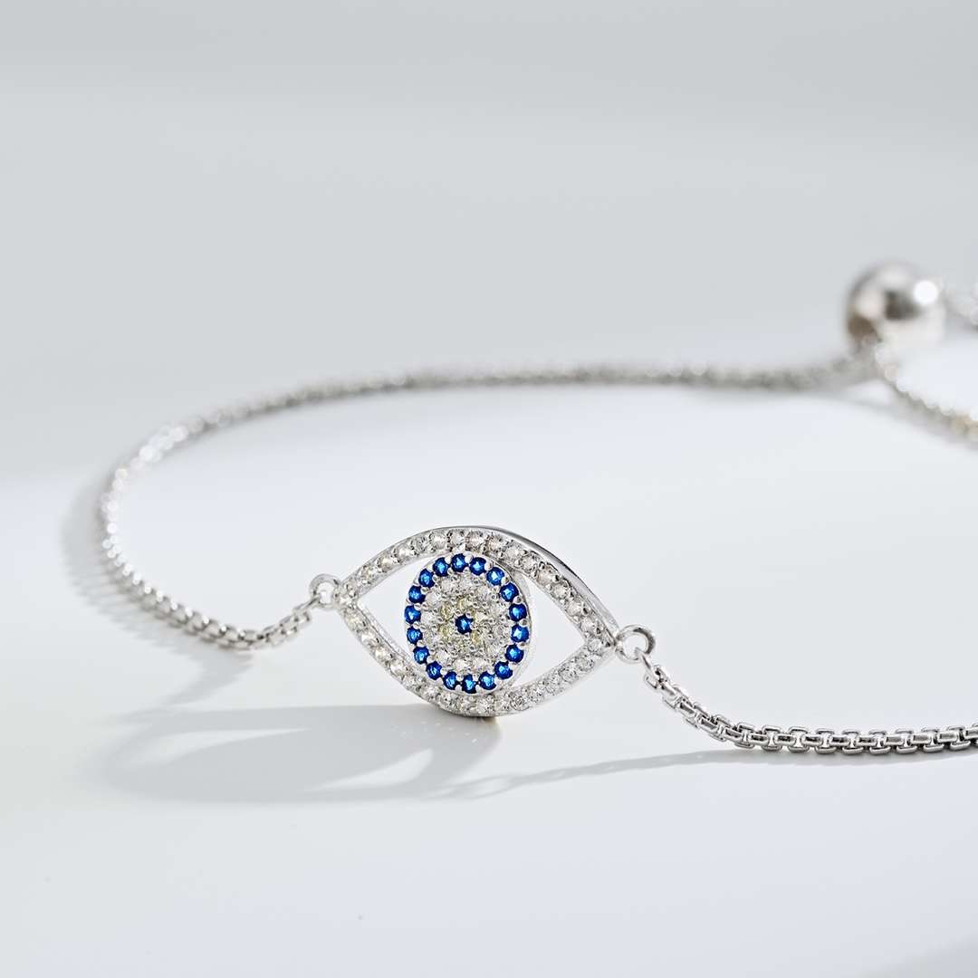 [AuraEcho]Dazzling Eye Shape Necklace