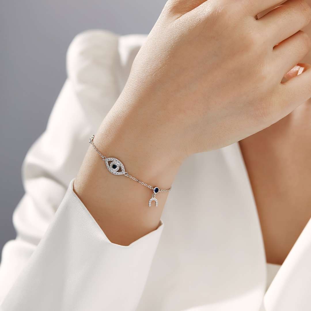 [AuraEcho]Dainty Eye Shape Necklace