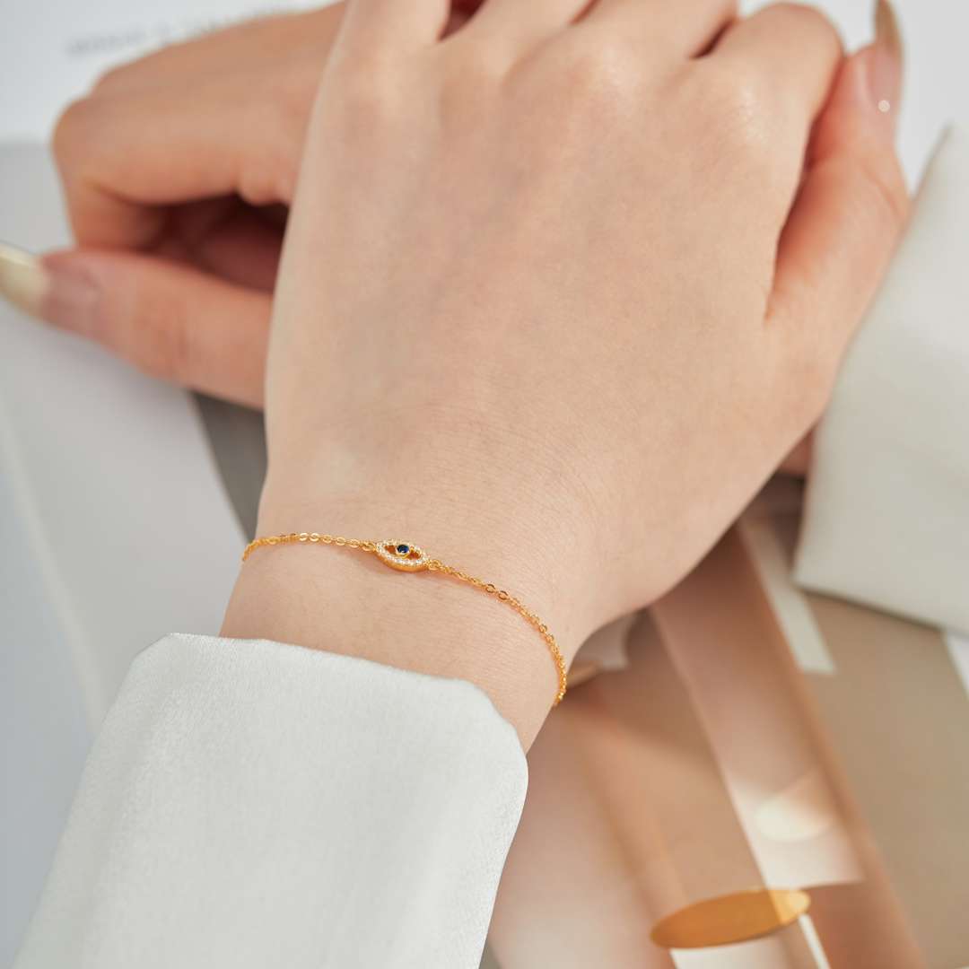 [AuraEcho]Evil Eye Shape Necklace