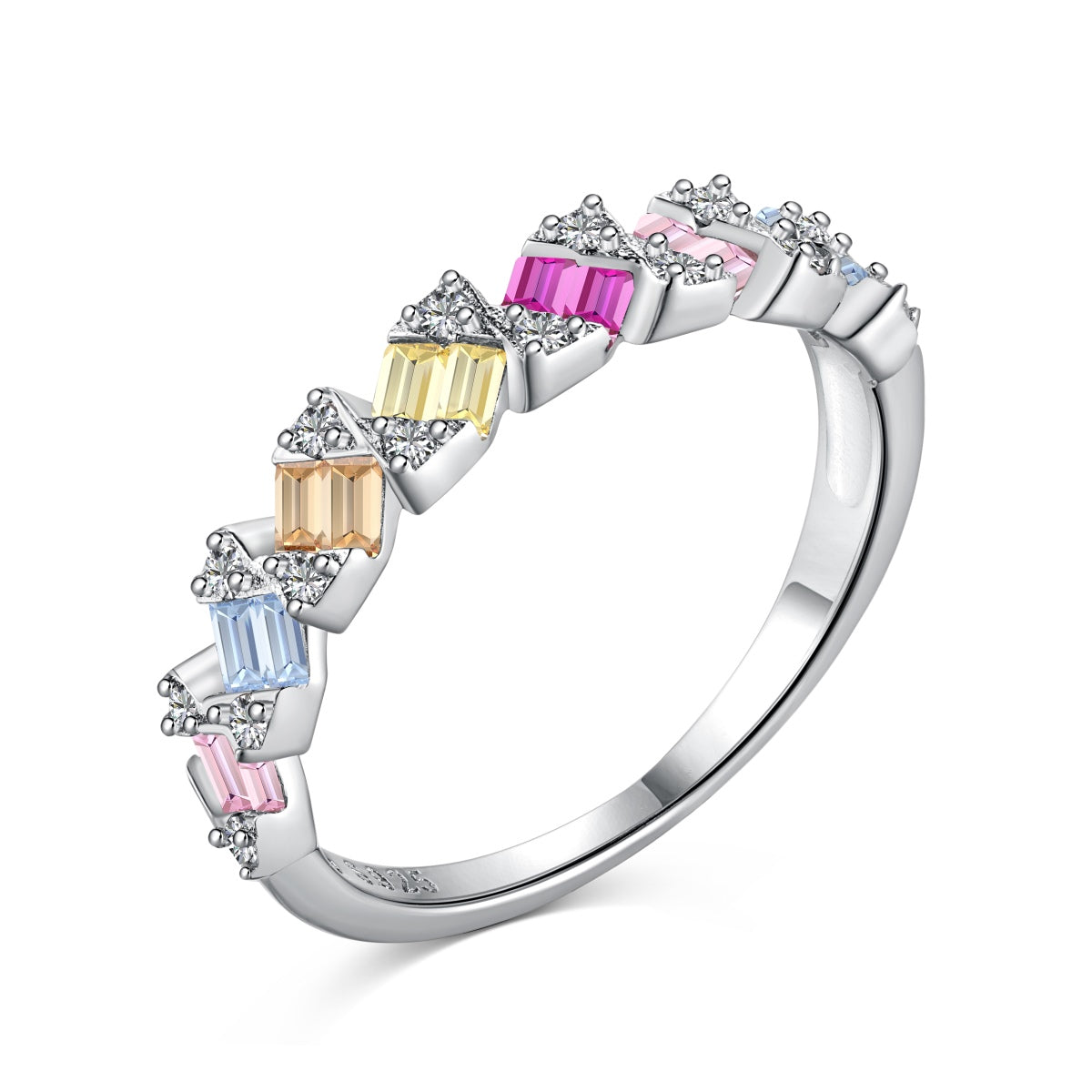 [AuraEcho]Delicate Vibrant Emerald Cut Daily Ring