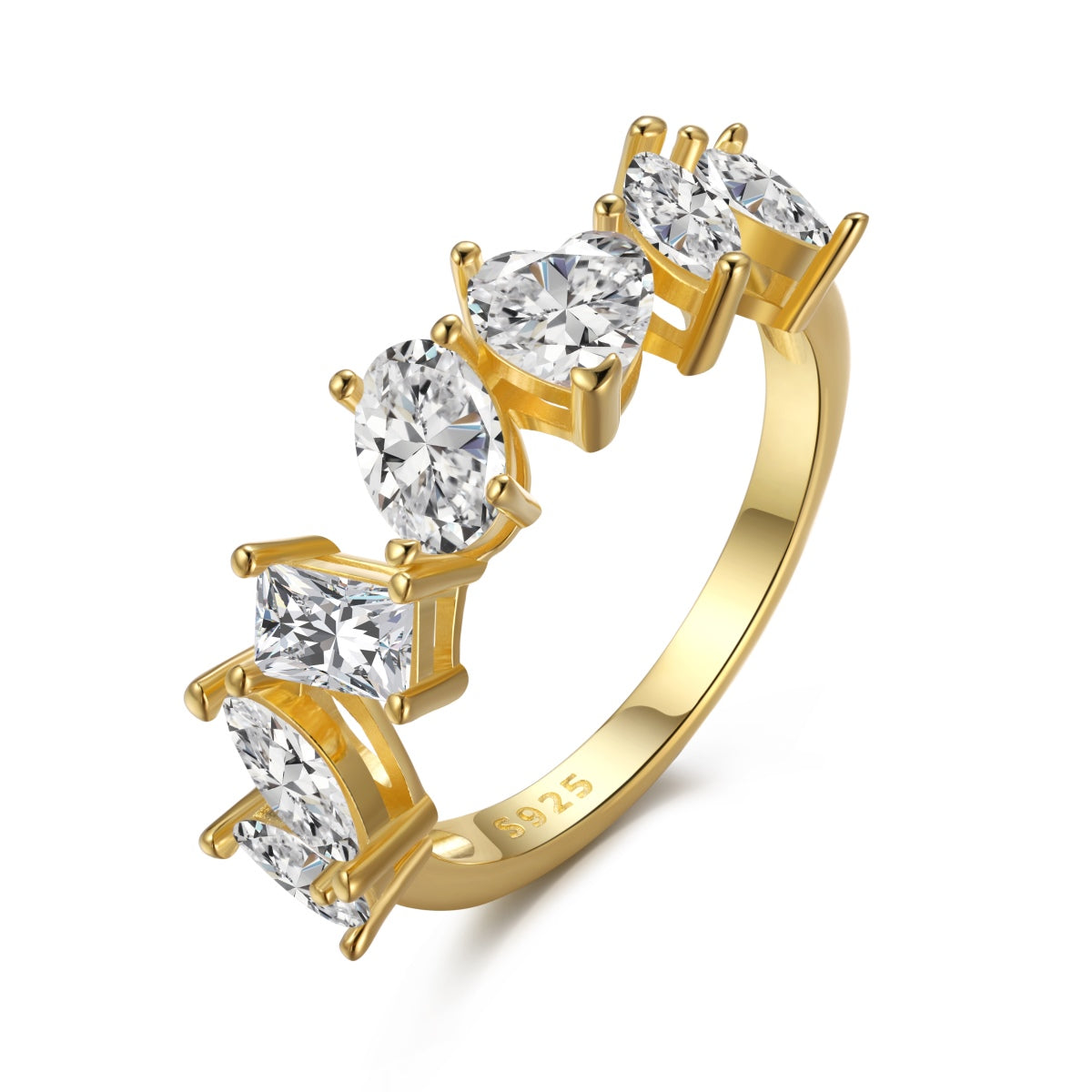 [AuraEcho]Delicate Multi Cut Ring