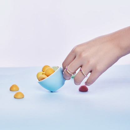 [AuraEcho]Lively In Shades Elegant Radiant Cut Daily Ring