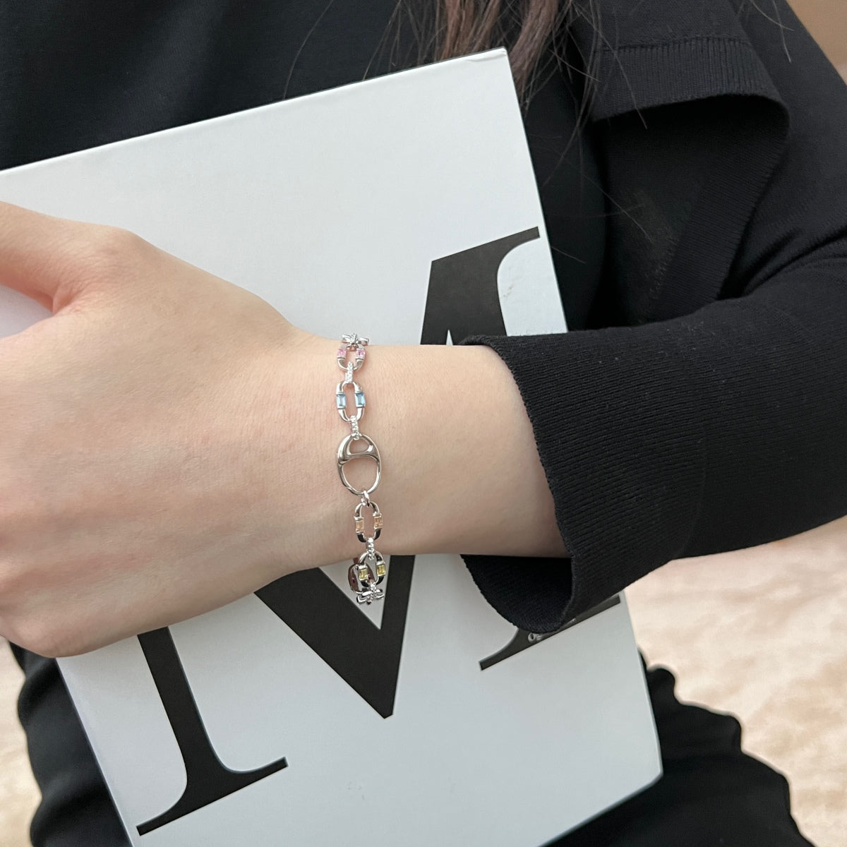 [AuraEcho]Dazzling Colorful Daily Bracelet