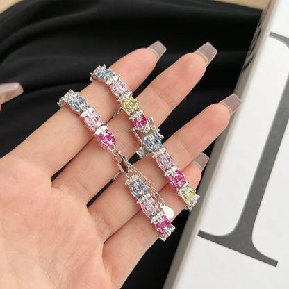 [AuraEcho]Delicate Colorful Multi Cut Party Bracelet