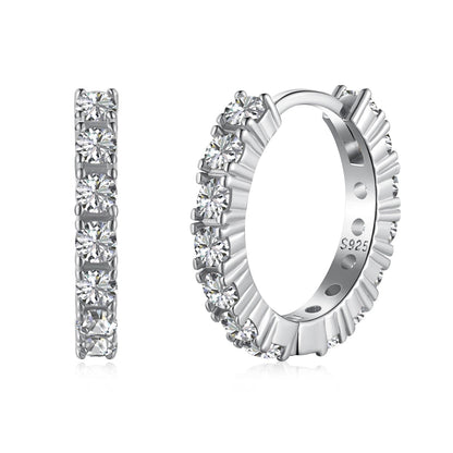 [AuraEcho]Radiant Colorful Round Cut Earrings