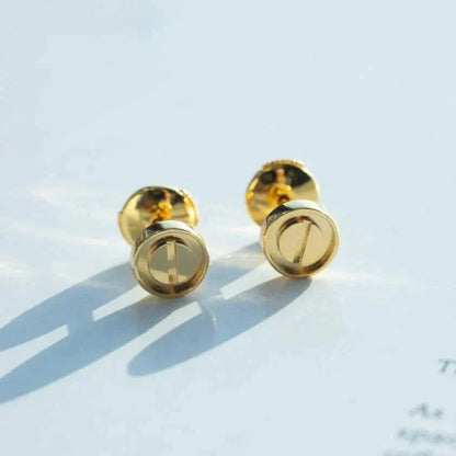 [AuraEcho]LOVE EARRINGS GOLD 10MM