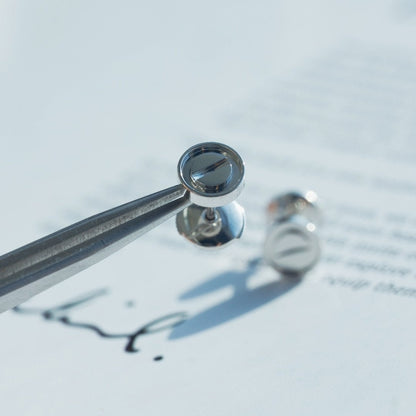 [AuraEcho]LOVE EARRINGS SILVER 10MM