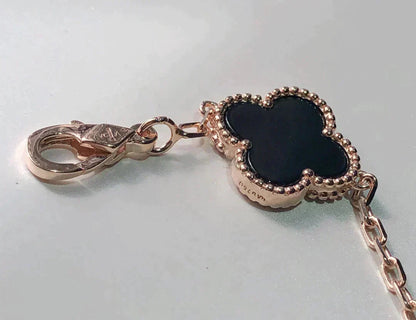[AuraEcho]CLOVER 5 MOTIFS MULTICOLOR BRACELET