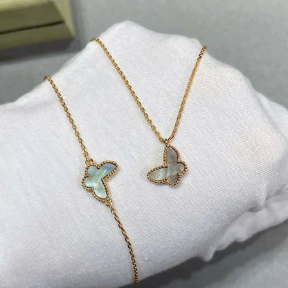 [AuraEcho]BUTTERFLY DARK MOP BUTTERFLY BRACELET