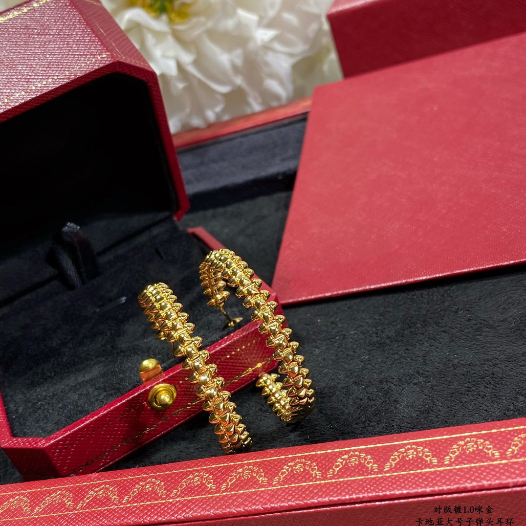 [AuraEcho]CLASH LARGE HOOP EARRINGS