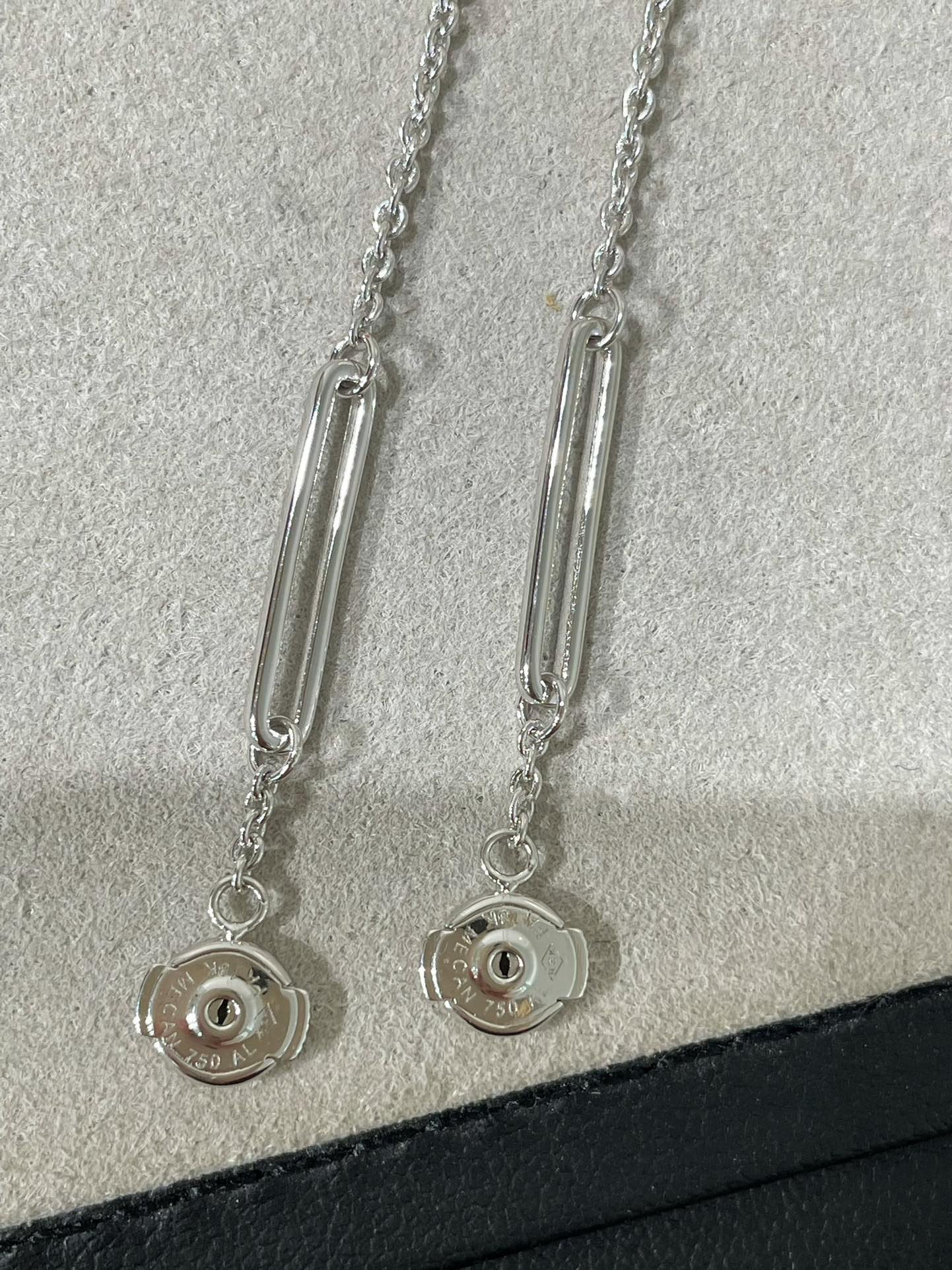 [AuraEcho]CHAINE CHAOS DIAMOND DROP EARRINGS