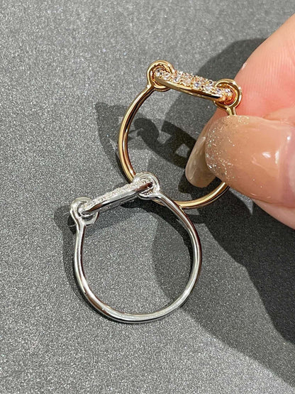 [AuraEcho]RONDE SMALL DIAMOND RING