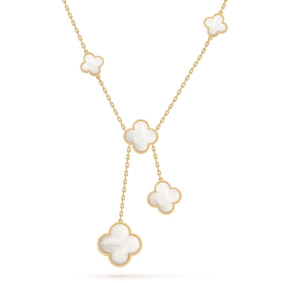 [AuraEcho]CLOVER MOTHER OF PEARL NECKLACE 6 MOTIF