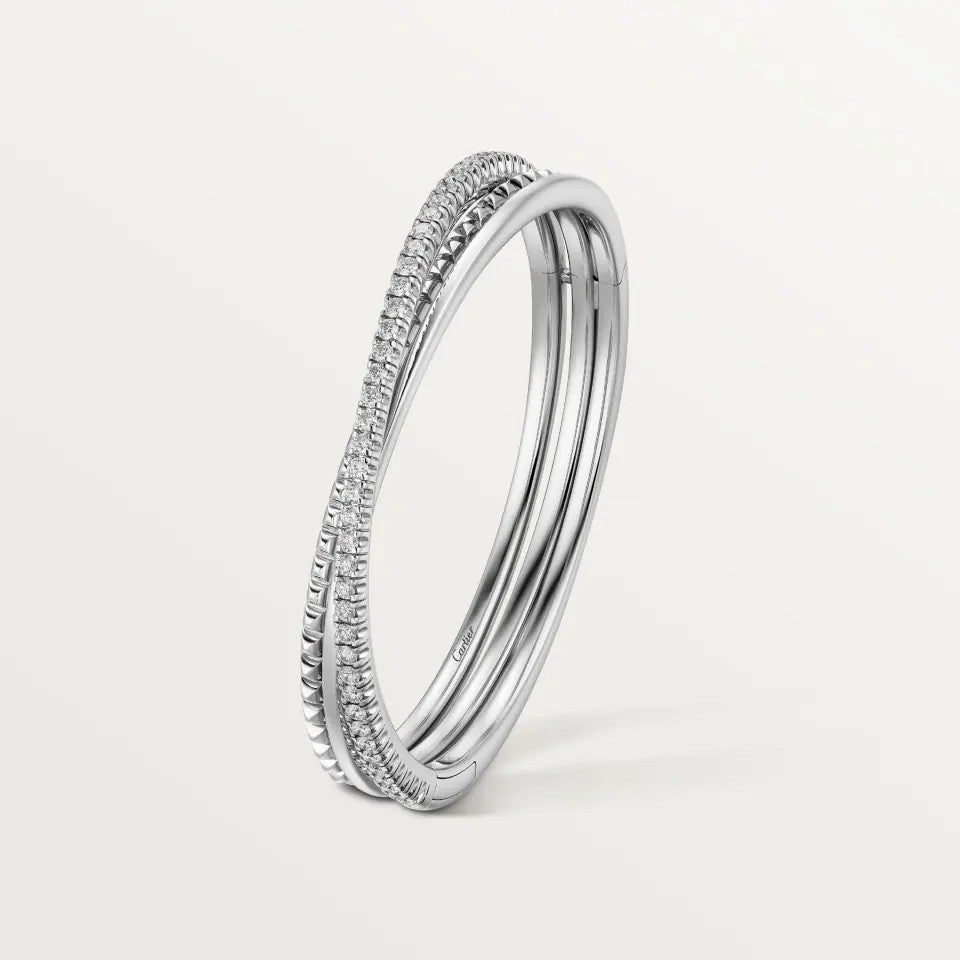 [AuraEcho]ETINCELLE HALF-PAVED DIAMOND BRACELET