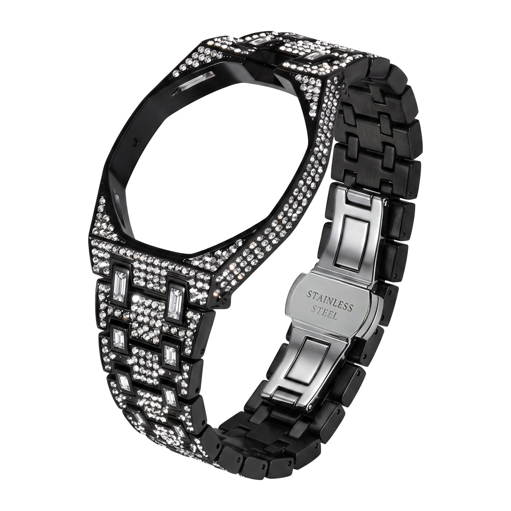 [AuraEcho]Royal Oak Pop Exclusive Bioceramic Case & Bioceramic Strap Full Diamond