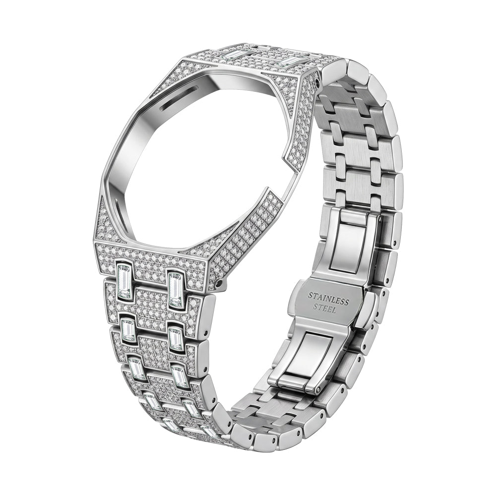 [AuraEcho]Royal Oak Pop Exclusive Bioceramic Case & Bioceramic Strap Full Diamond