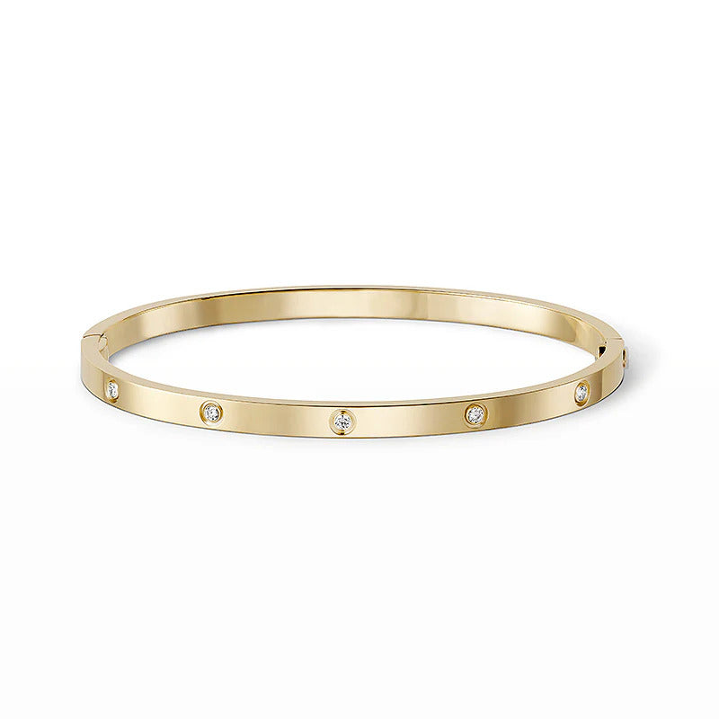 [AuraEcho]LOVE BRACELET 3.65MM 10 DIAMONDS
