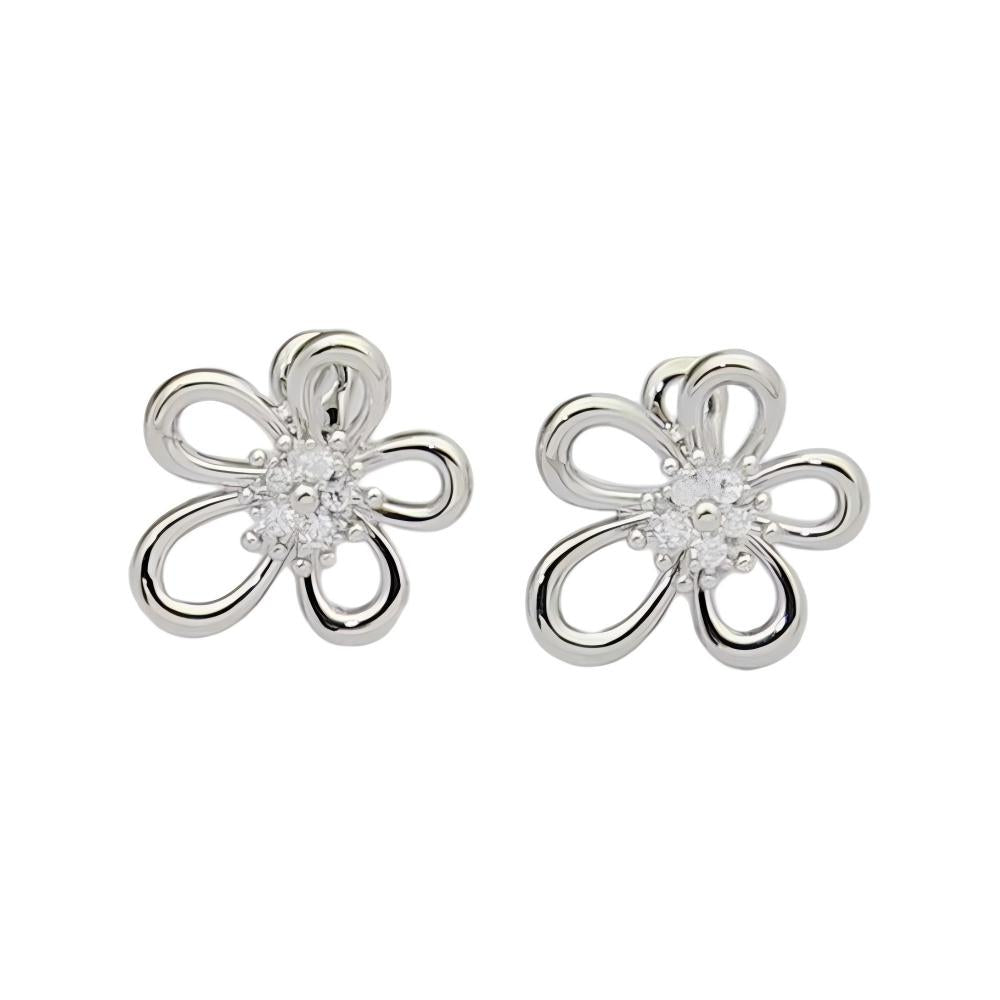 [AuraEcho] FLOWERLACE EARRING 5 DIAMONDS