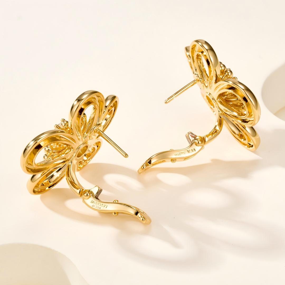 [AuraEcho] FLOWERLACE EARRING 5 DIAMONDS