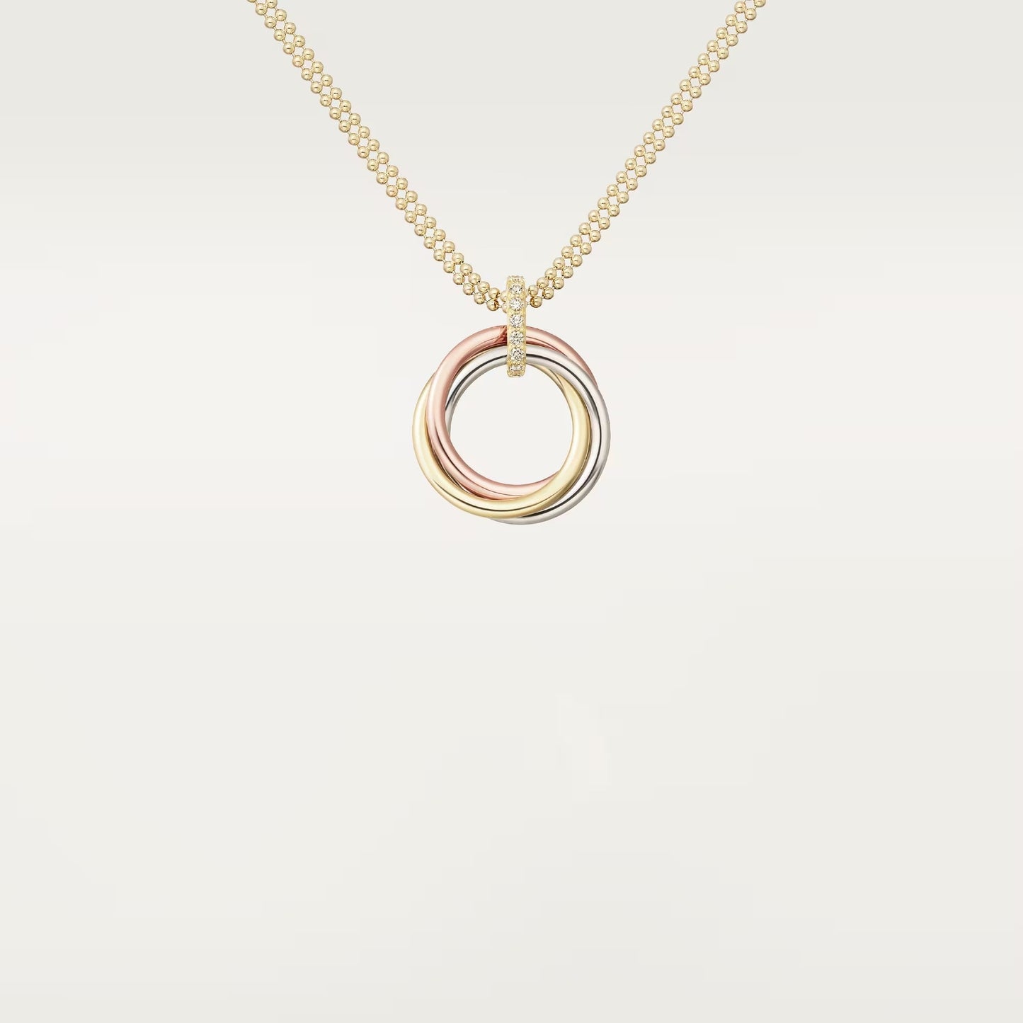 [AuraEcho]TRINITY MEDIUM  DIAMONDS NECKLACE