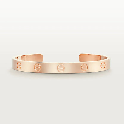 [AuraEcho]LOVE BRACELET 6.1MM OPEN CUFF