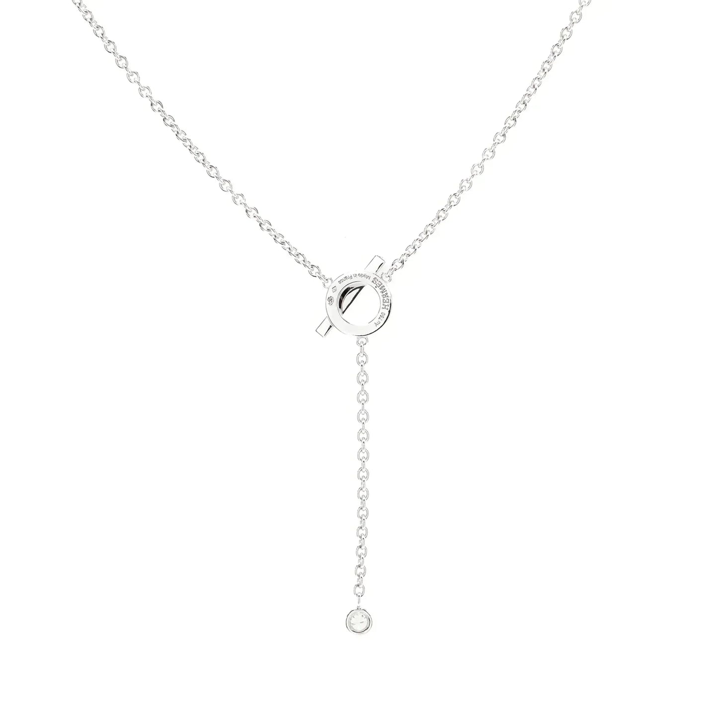 [AuraEcho]FINESSE SILVER DIAMOND NECKLACE