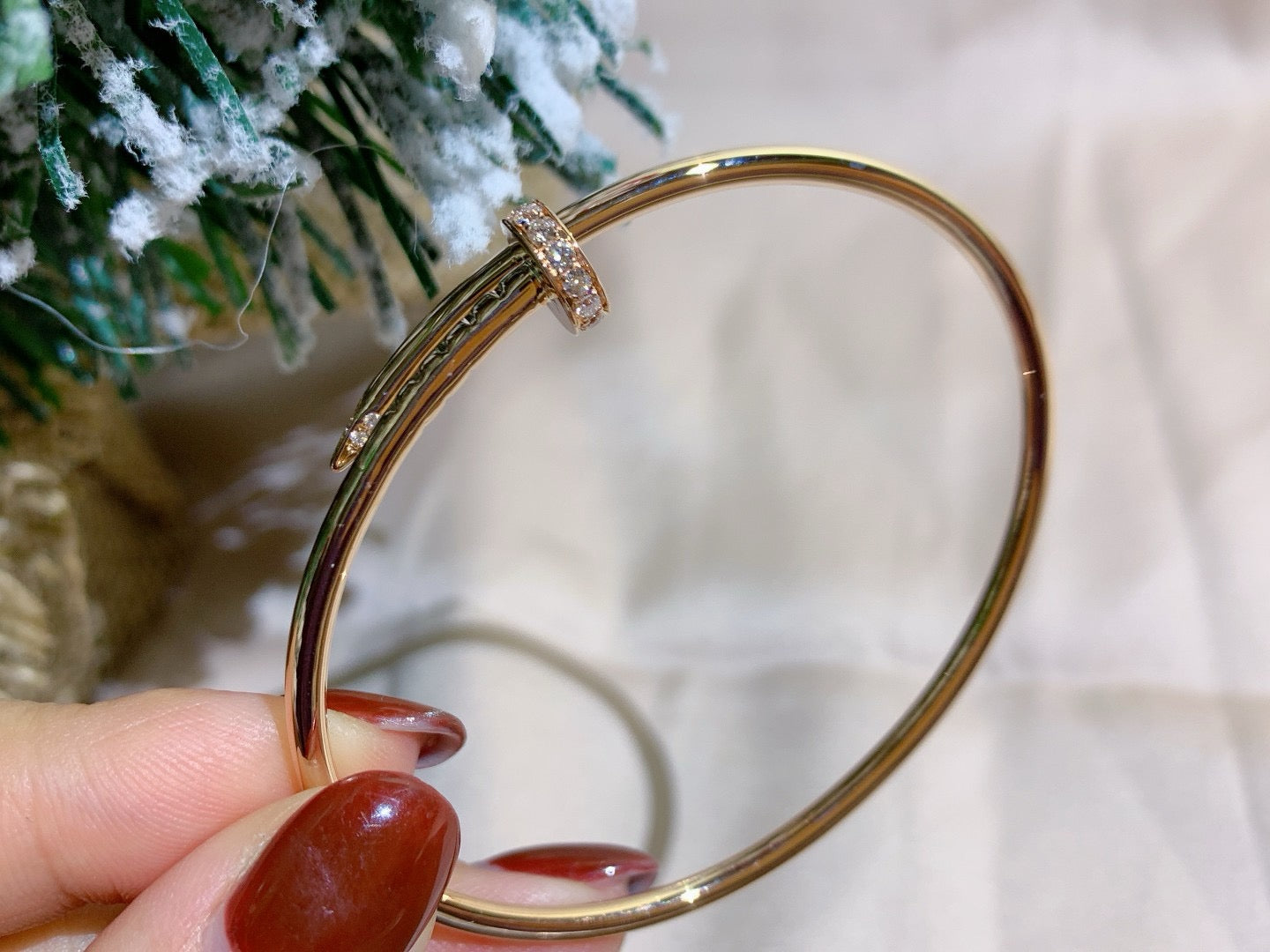 [AuraEcho]JUSTE BRACELET 2.5MM DIAMONDS