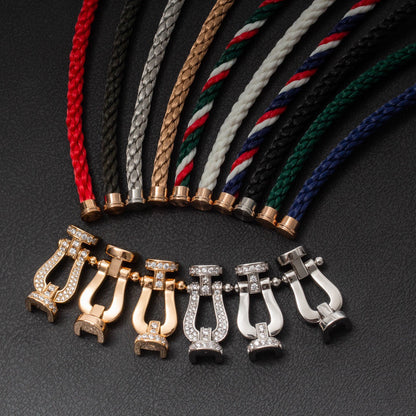 [AuraEcho]FORCE LARGE HORSESHOE NO DIAMOND BRACELET SILVER