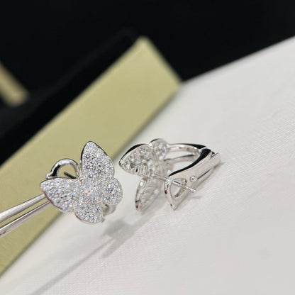 [AuraEcho]BUTTERFLY ALL DIAMOND EARRINGS