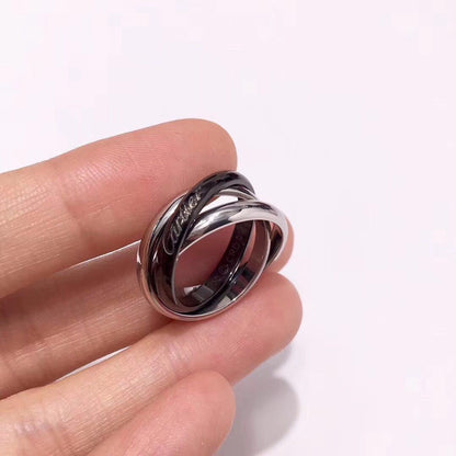 [AuraEcho]TRINITY 3.2MM RING BLACK CERAMIC