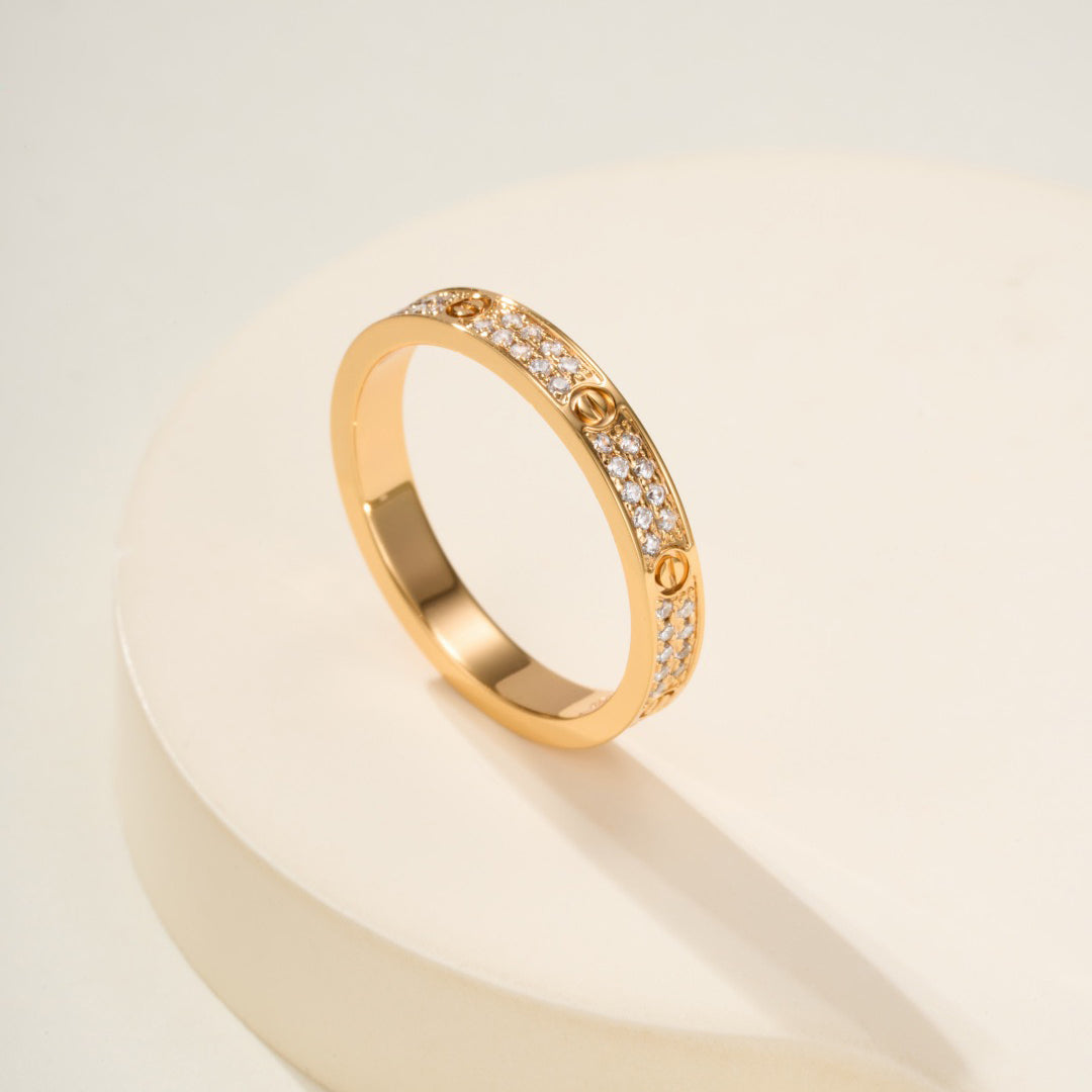 [AuraEcho]LOVE RING 2.65MM DIAMOND